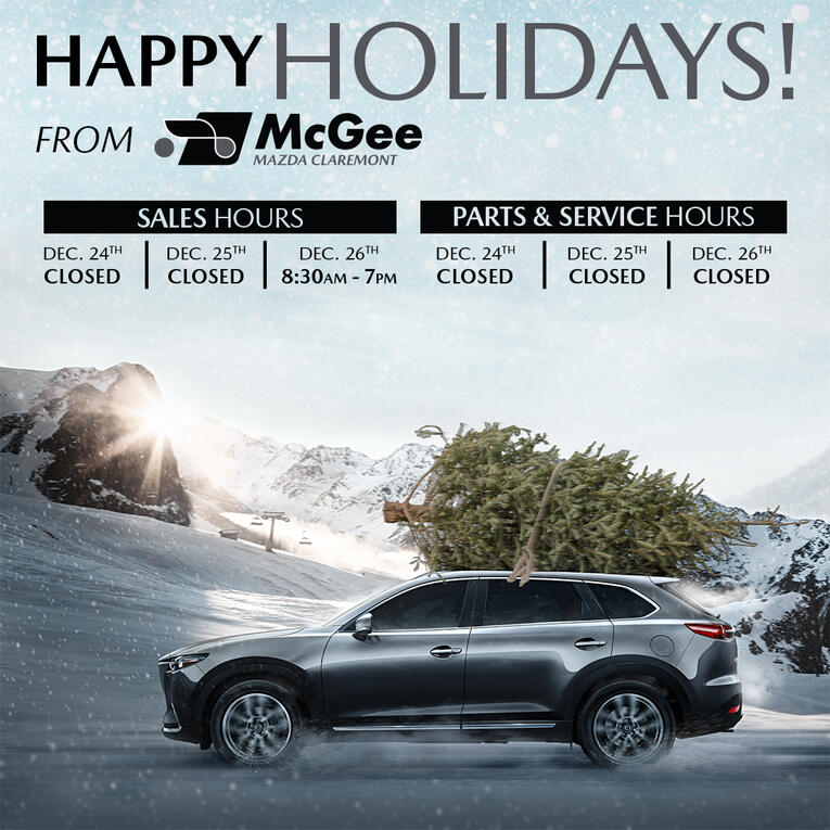 Happy Holidays - McGee Mazda Claremont