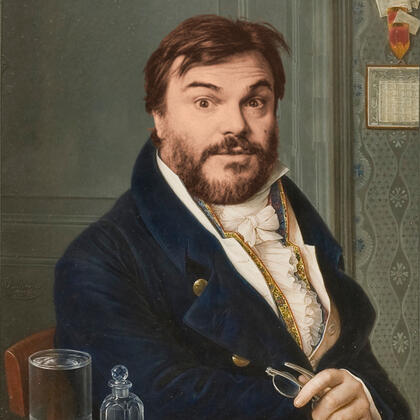 Jack Black Vintage Portrait